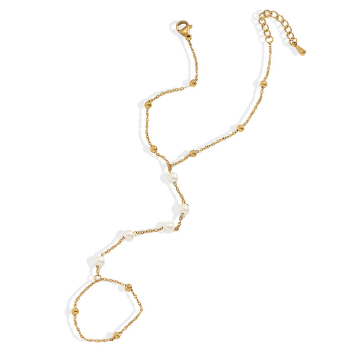 Wholesale Stainless Steel 18K Gold Plated Slave Bracelet