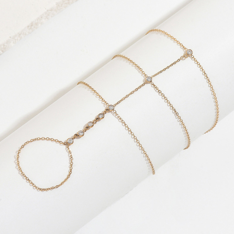 Wholesale Stainless Stee Minimalist Back of Hand Jewelry
