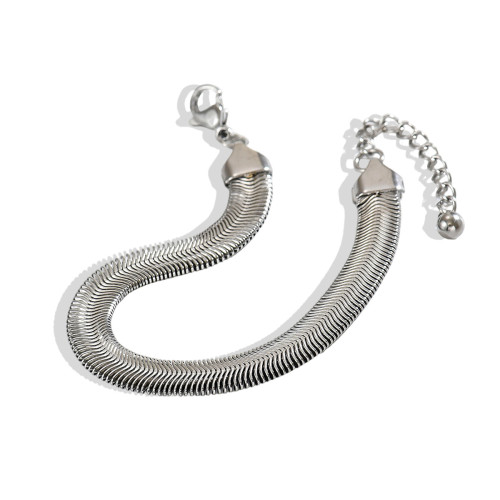 Wholesale Stainless Steel Herringbone Bracelet
