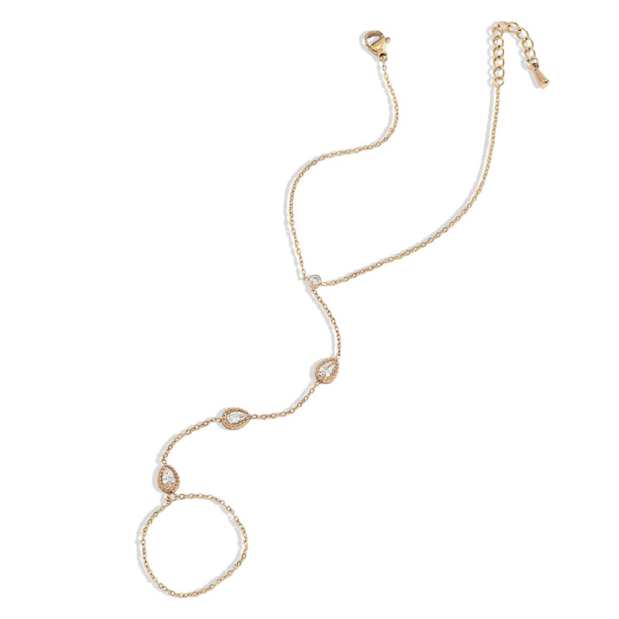 Wholesale Stainless Steel Minimalist Bridal Hand Jewelry