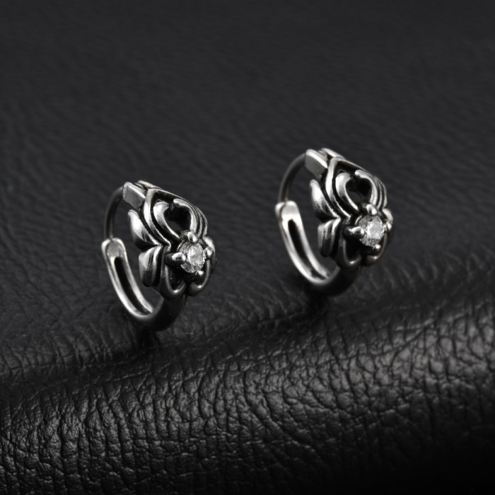 Wholesale Stainless Steel Filigree Huggies