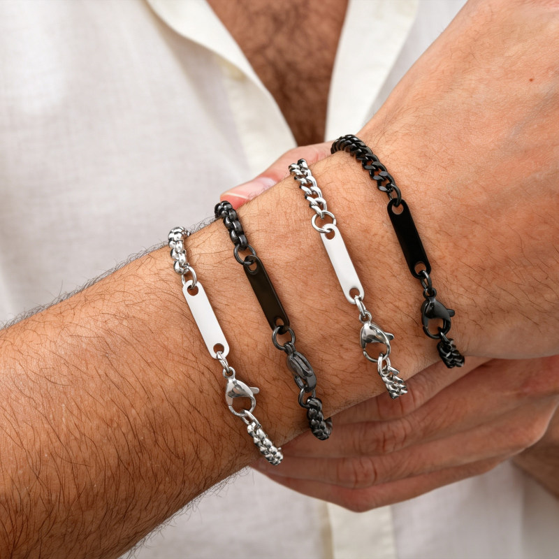 Wholesale Stainless Steel ID Bracelets