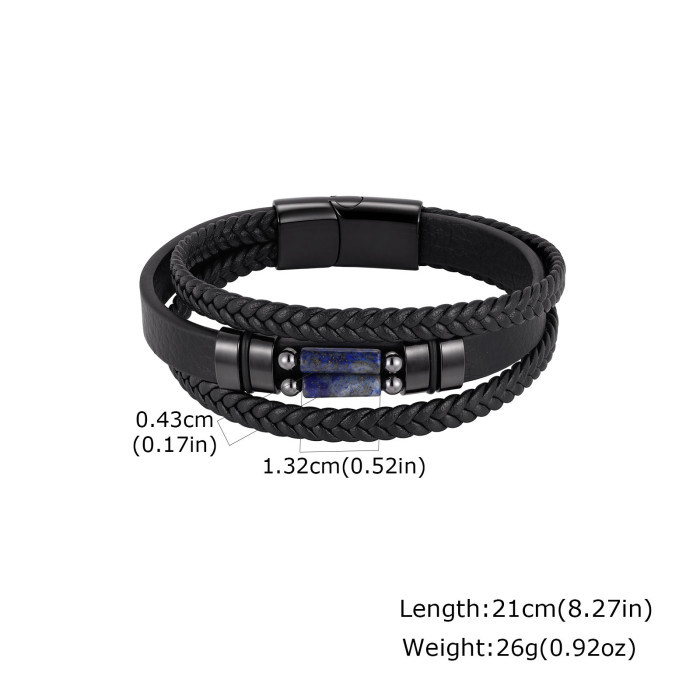 Wholesale Men's Premium Leather Bracelets