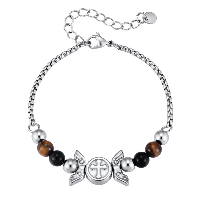 Wholesale Stainless Steel Angel Wings Bracelets