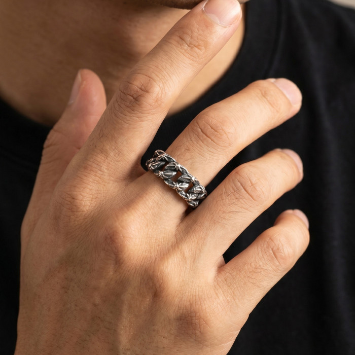 Wholesale Stainless Steel Cuban Chain Rings