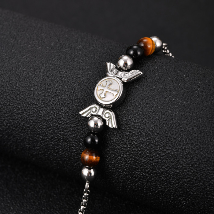 Wholesale Stainless Steel Angel Wings Bracelets
