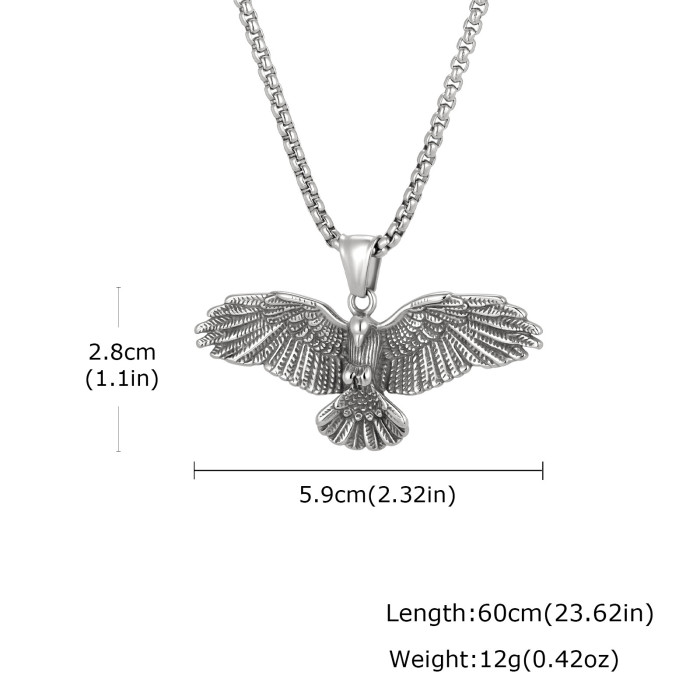Wholesale Stainless Steel Eagle Necklaces