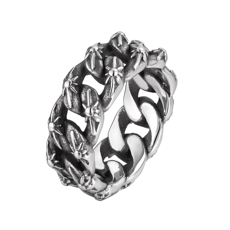 Wholesale Stainless Steel Cuban Chain Rings