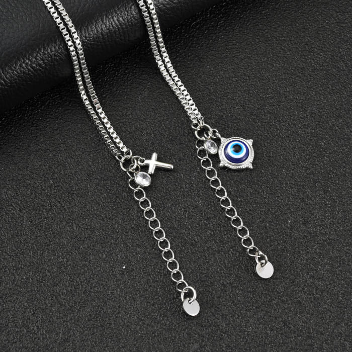 Wholesale Stainless Steel Double Box Chain Bracelets
