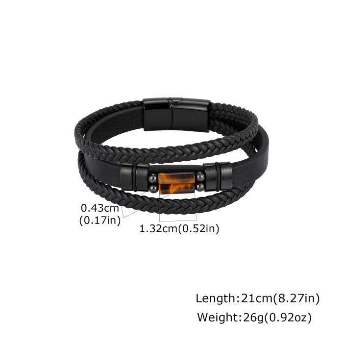 Wholesale Men's Premium Leather Bracelets