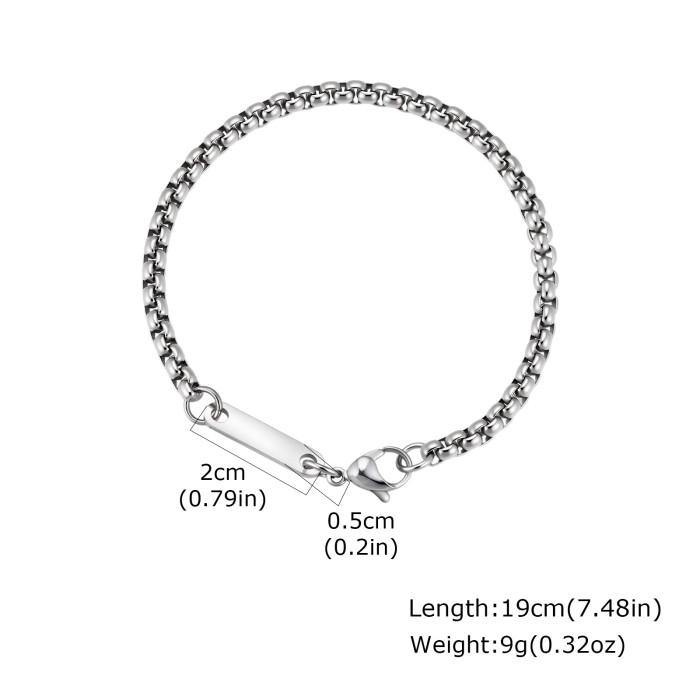 Wholesale Stainless Steel ID Bracelets