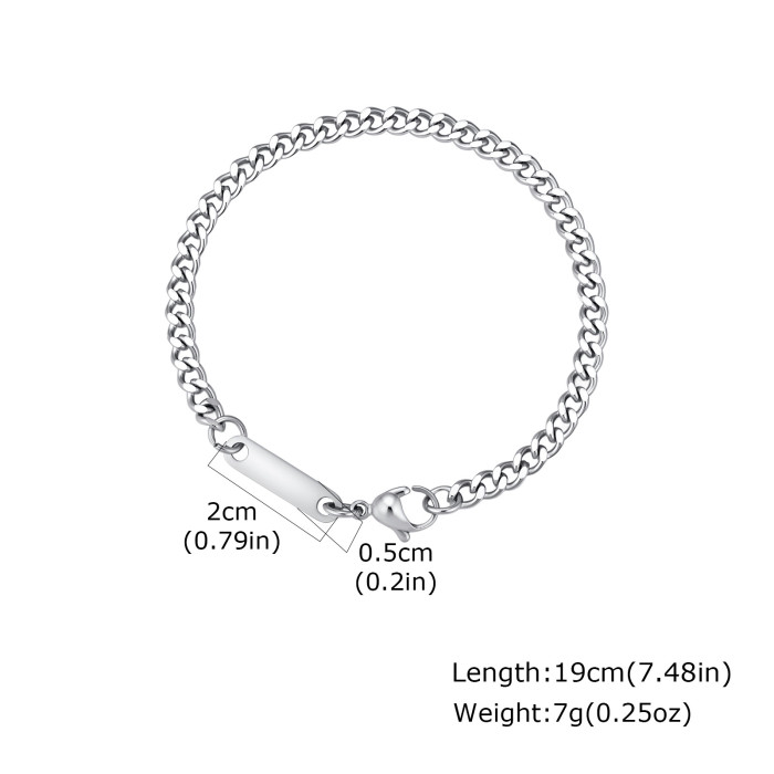 Wholesale Stainless Steel ID Bracelets