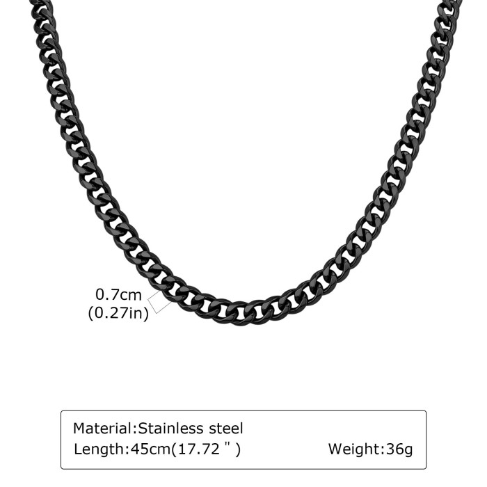 Wholesale Premium Stainless Steel Cuban Link Chains