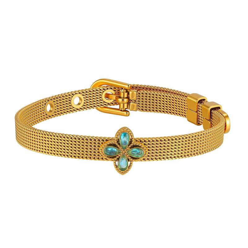 Wholesale Stainless Steel Milanese Mesh Buckle Bracelets