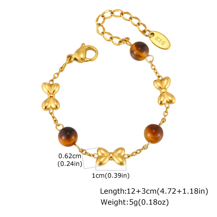 Wholesale Stainless Steel Ribbon Zirconia Bracelet