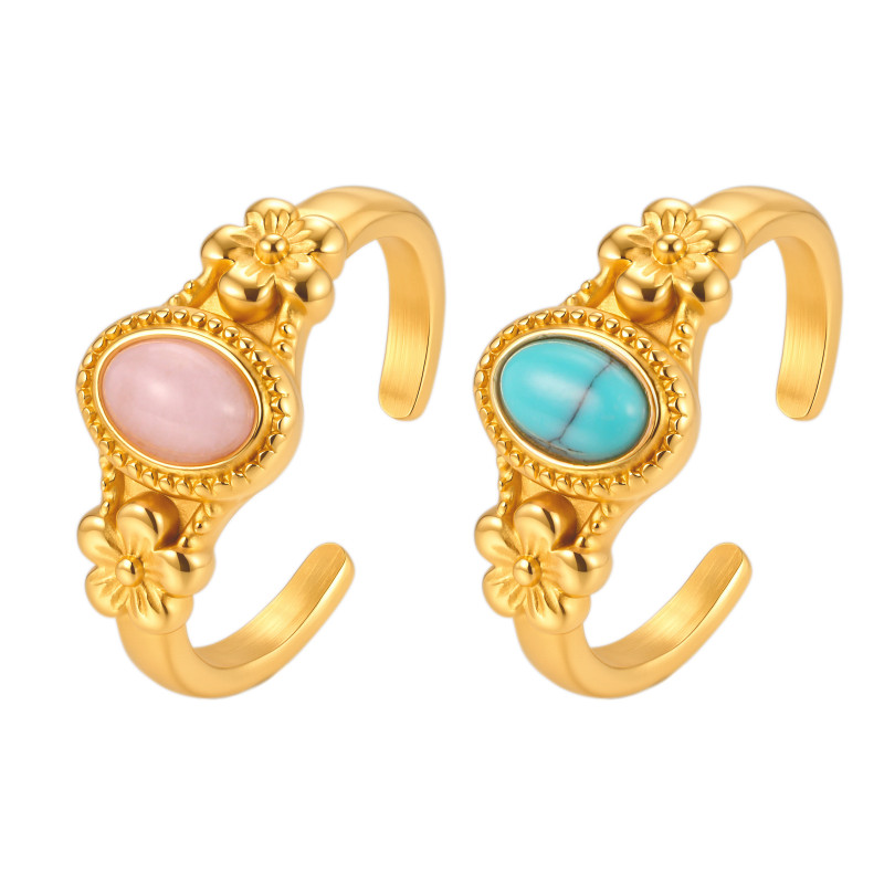 Wholesale Vintage Stainless Steel Open Rings