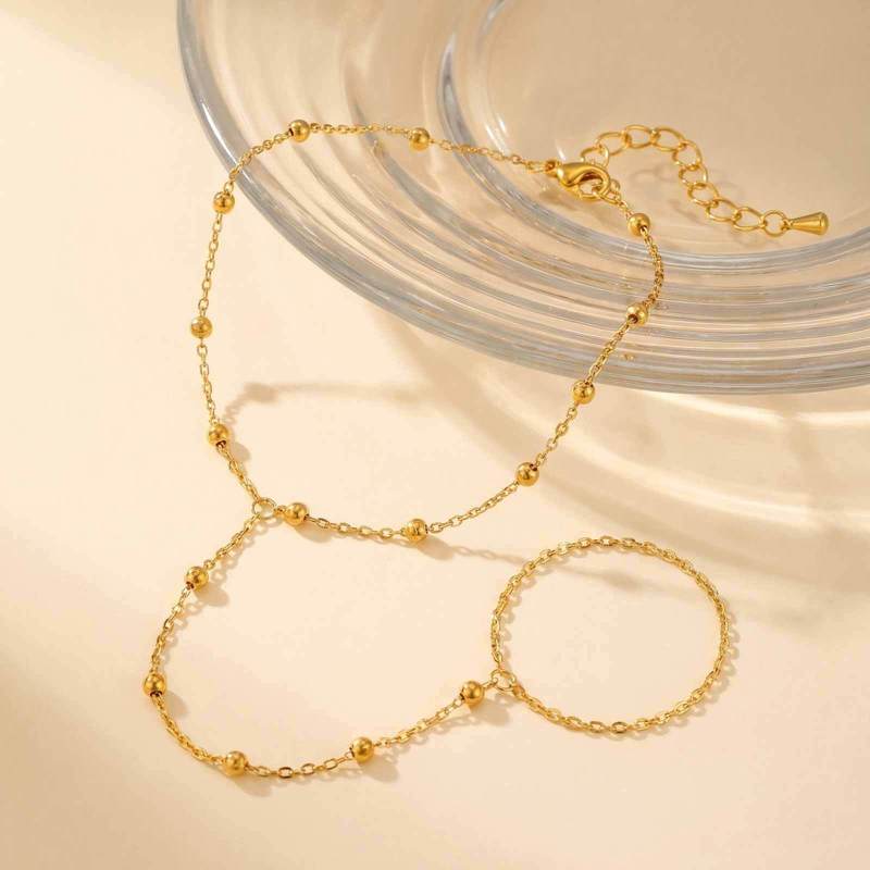 Wholesale Stainless Steel Toe Ring Anklet