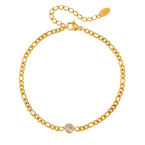 Wholesale Stainless Steel Figaro Anklets