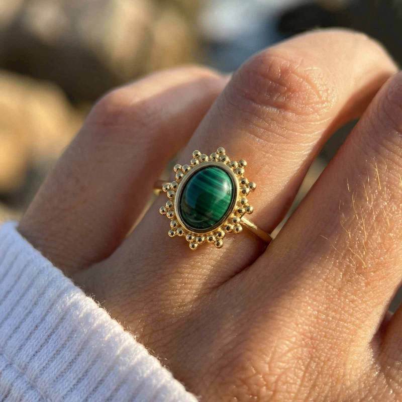 Wholesale Vintage Stainless Steel Flower Rings