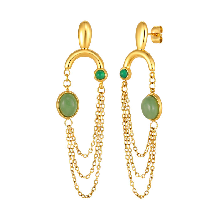 Wholesale Stainless Steel Baroque Earrings