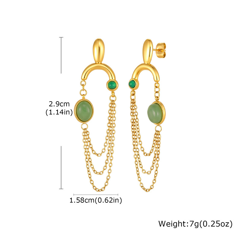 Wholesale Stainless Steel Baroque Earrings