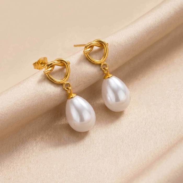 Wholesale Premium Stainless Steel Knot Earrings
