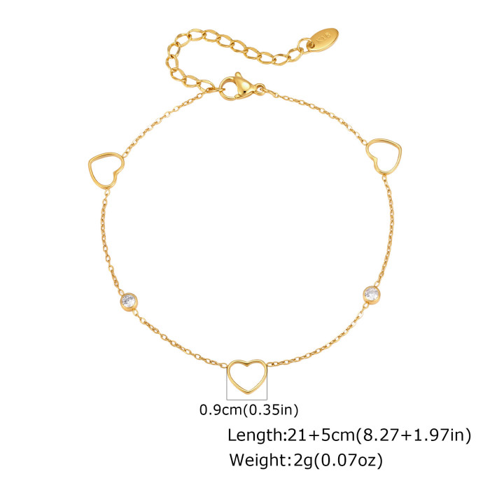 Wholesale Stainless Steel Openwork Heart Jewelry Set