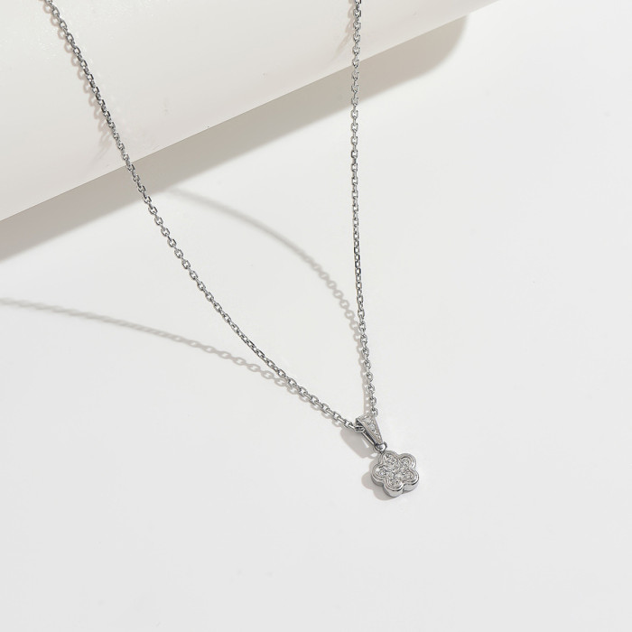 Wholesale Premium Stainless Steel Floral Necklaces