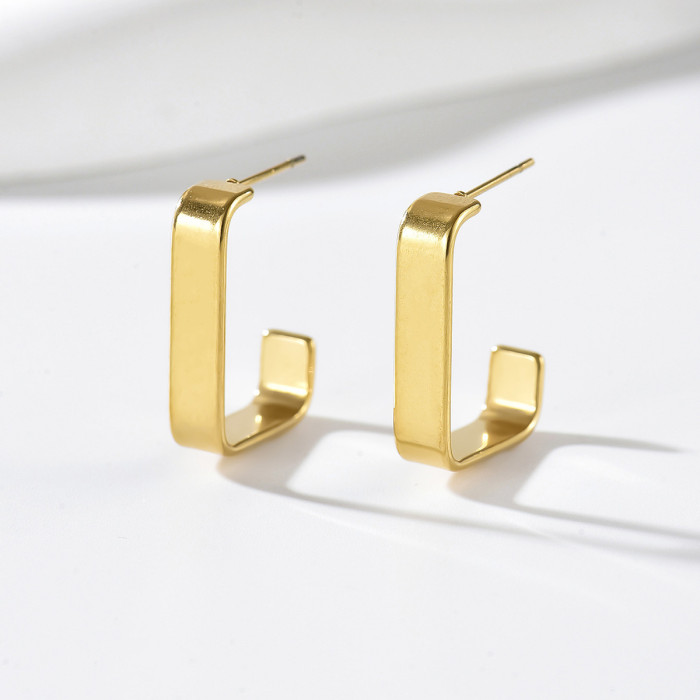Wholesale Premium Stainless Steel C-Shaped Earring