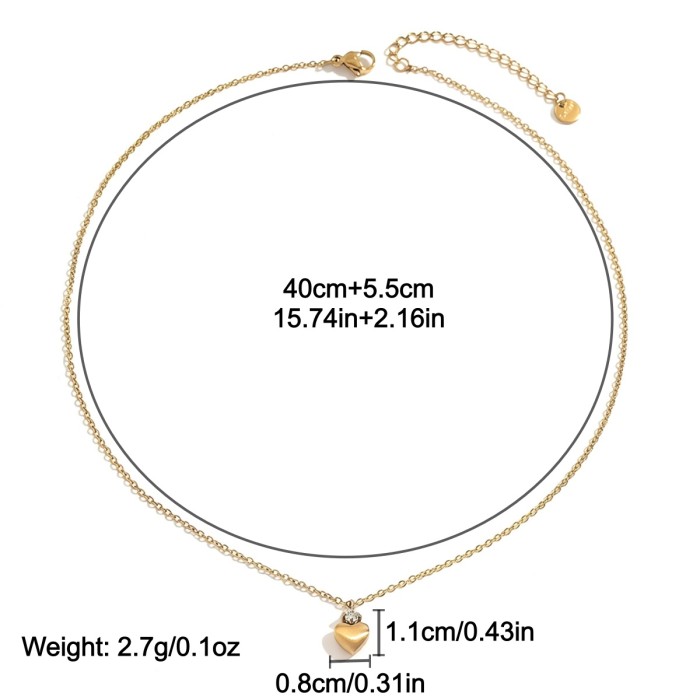 Wholesale Premium Stainless Steel Heart Pendants