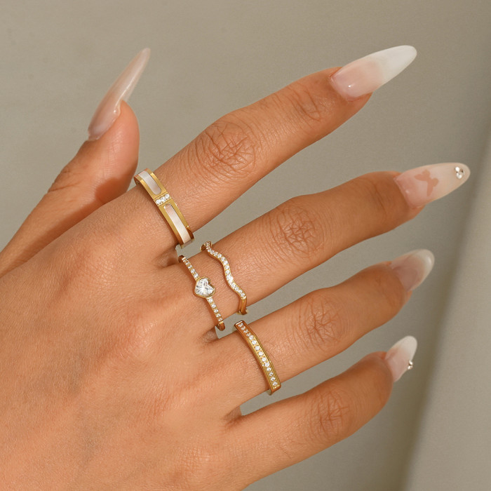 Wholesale Premium Stainless Steel Ring Set