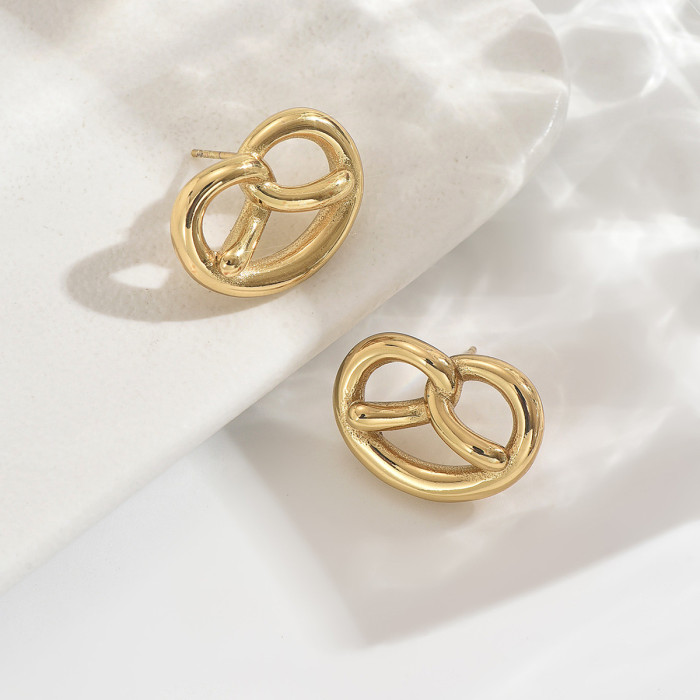 Wholesale Premium Stainless Steel Pretzel Studs