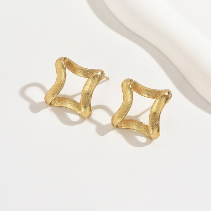 Wholesale Stainless Steel Matte Square Studs