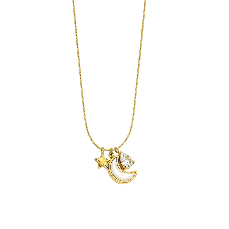 Wholesale Stainless Steel Crescent Moon Pendant