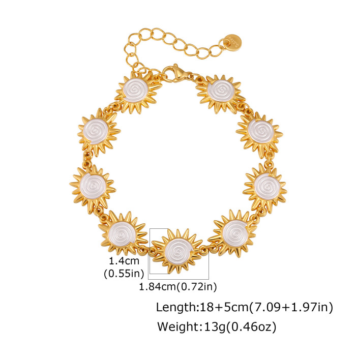 Wholesale Premium Stainless Steel Sunburst Bracelet