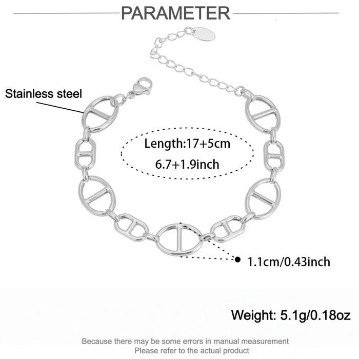 Wholesale Stainless Steel Ocean Tail Charms Bracelets