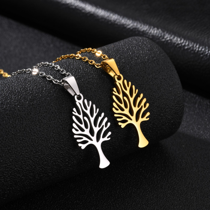 Wholesale Stainless Steel Tree of Life Pendant Necklace