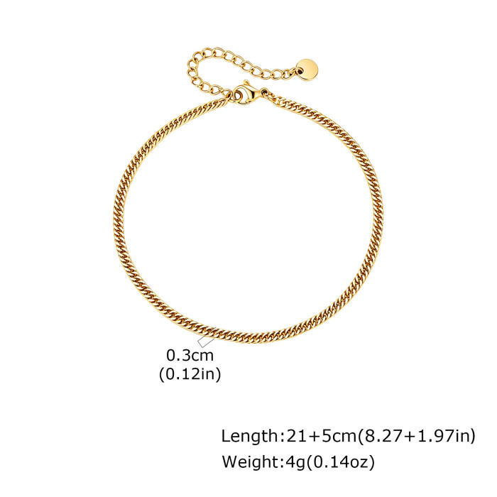 Wholesale Stainless Steel Cuban Link Bracelet