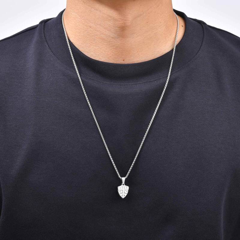 Wholesale Stainless Steel Religious Shield Cross Pendant