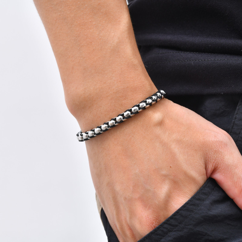 Wholesale Stainless Steel Chain-Weave Bracelet