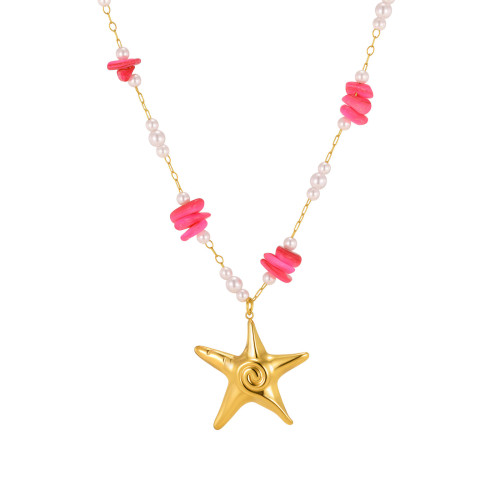 Wholesale Bohemian Ocean Starfish Shell Chip Beaded Jewelry
