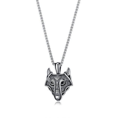 Wholesale Stainless Steel Viking Wolf Totem Celtic Knot Pendant