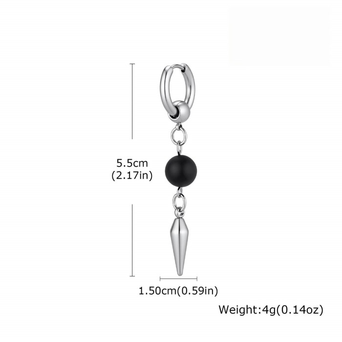 Wholesale Stainless Steel Safety Pin Spike Dangle Earrings