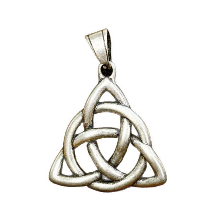 Wholesale Stainless Steel Celtic Trinity Knot Symbol Statement Pendant