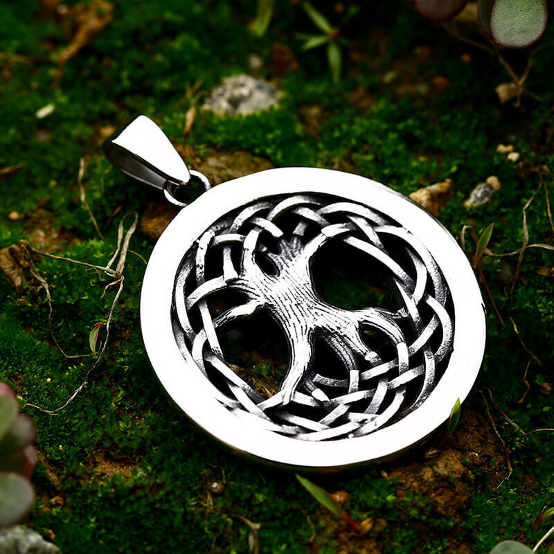 Wholesale Stainless Steel Viking Tree of Life Pendant