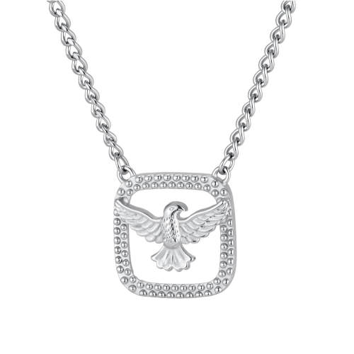 Wholesale Stainless Steel Flying Dove Peace Pendant Necklace