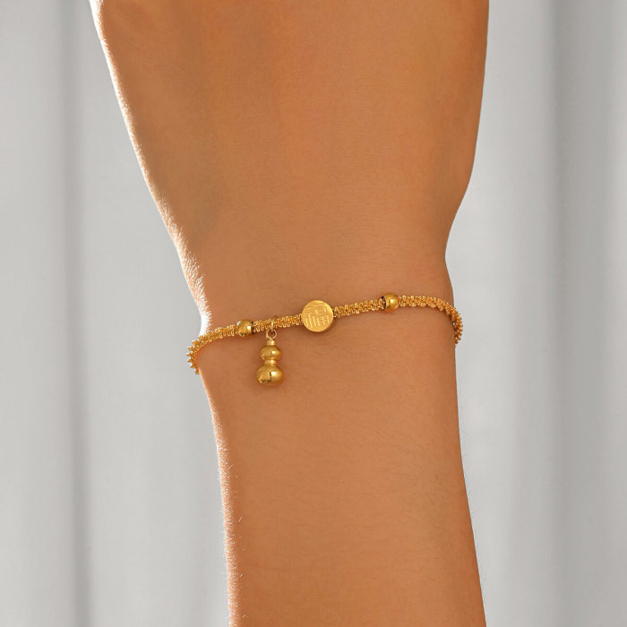 Wholesale Stainless Steel Chinese Fu Bracelet
