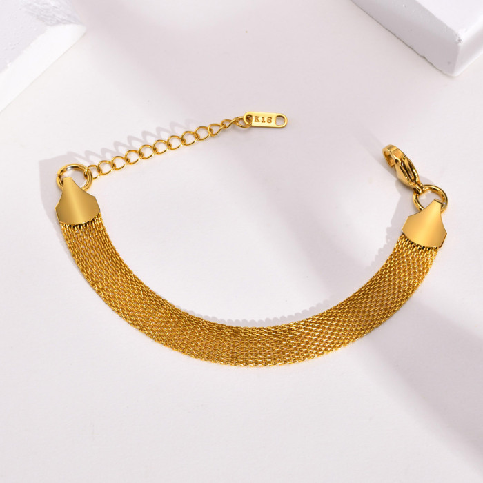 Wholesale Stailess Steel Mesh Bracelet