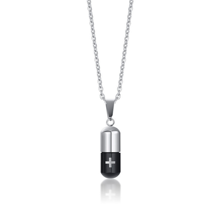 Wholesale Pill Pendant Stainless Steel