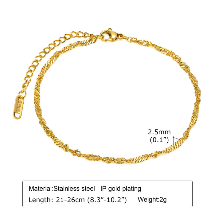 Wholesale Stainless Steel Women Bracelet and Anklets